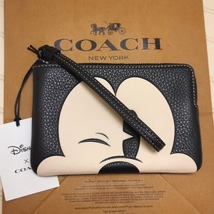 New! DISNEY X Coach CRN Zip ◇☆